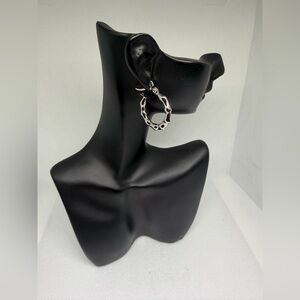 Silver Hoop Earrings Stainless steel